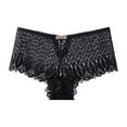 thumbnail image 1 of Panties for Women Tbopshirt Womens Panties Briefs,Women Lace Underwear Mid Waist Hollow Out TemptationPanties,Cheeky Lace Panties Underwear,Gifts for Women, 1 of 3