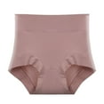 thumbnail image 1 of ibuvkizy Panties for Women Pants Womens Underwear,Ladies Soft Stretchy Briefs,Women's Large Size High Waist Tummy Butt Lifting Solid Color Breathable Underwear Briefs, 1 of 3