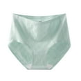 thumbnail image 1 of ibuvkizy Panties for Women Pants Womens Underwear,Ladies Soft Stretchy Briefs,Women's Large Size High Waist Tummy Butt Lifting Solid Color Lace Breathable Underwear Briefs, 1 of 3