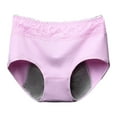 thumbnail image 1 of Panties for Women,Advanced 4-Layer Leakproof Menstrual Underwear for Women and Comfort,Womens Underwear,Pink,L, 1 of 3