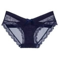 thumbnail image 1 of Panties for Women Bikini Underwear for Women Sheer Panty Dark Blue Womens Brief Underwear Packs L, 1 of 3