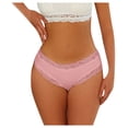 thumbnail image 1 of Panties for Women,Brazilian Lace Hipster Panties Multipack Soft Comfortable Underwear Briefs,Womens Underwear,Pink,S, 1 of 5