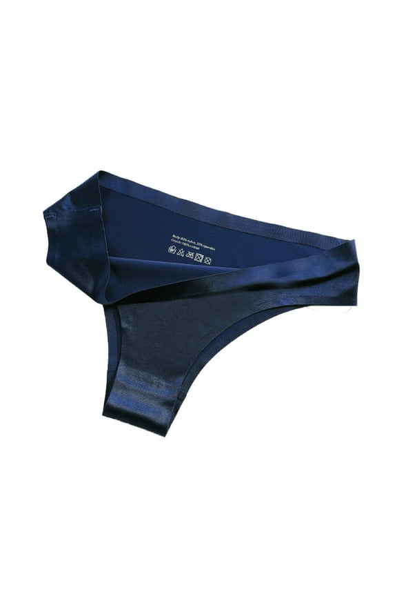 Panties for Women Thong Large Size Ice Silk Seamless Yoga Panties Sexy Pants 3XL