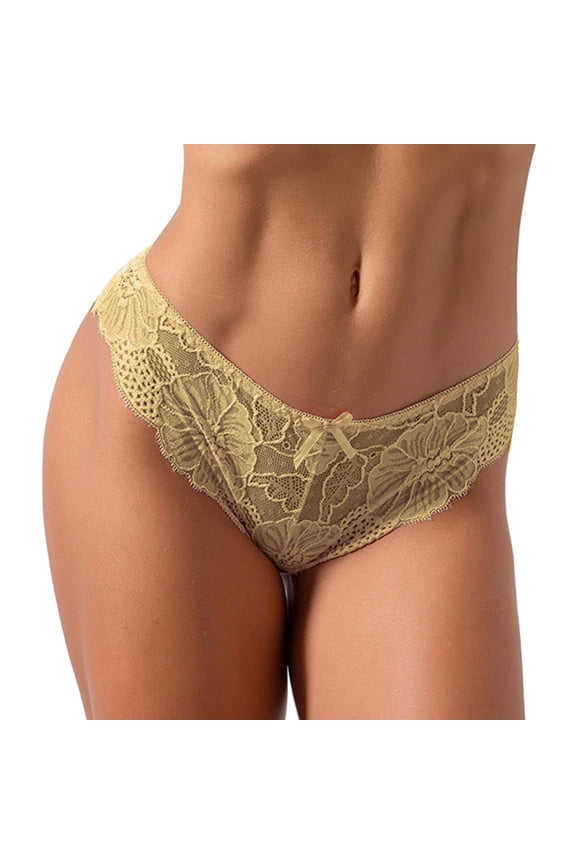 Panties for Women Custom Letter Logo Low Waist Striped Tangas No Show Bikini Custom Thongs Women Underwear Panties Cotton Thong