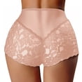 thumbnail image 1 of Panties for Women,Elegant Everyday Panties Lace Comfort Underwear Seamless Fit Soft Breathable Fabric All Day Wear,Womens Underwear,Beige,S, 1 of 4