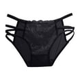 thumbnail image 1 of Panties for Women,Elegant High Waisted Lace Panties For Women Comfortable Ladies Underwear Plus Size Briefs,Womens Underwear,Black,XL, 1 of 3