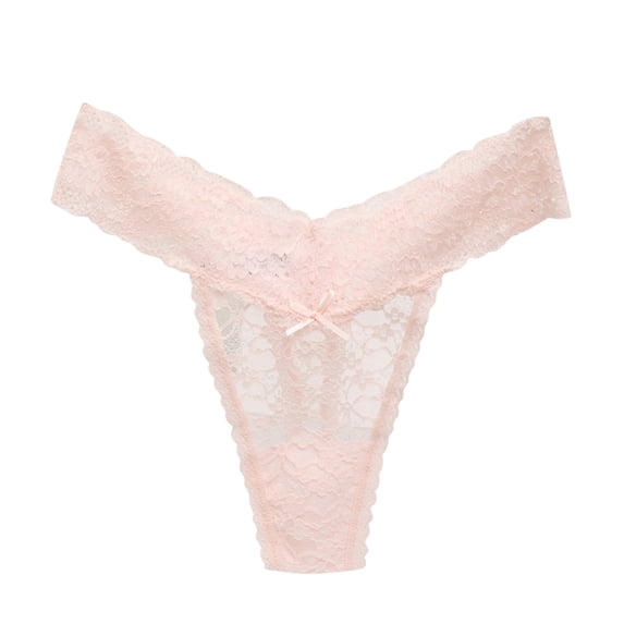 Panties for Women,Elegant Lace Thong Panties for Women Comfortable Stretch Seamless Underwear Apparel,Womens Underwear,Beige,2XL