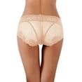 thumbnail image 1 of Panties for Women,Elegant Lace Thong Underwear For Women Bikini Brief Lingerie Apparel,Womens Underwear,Beige,XL, 1 of 6
