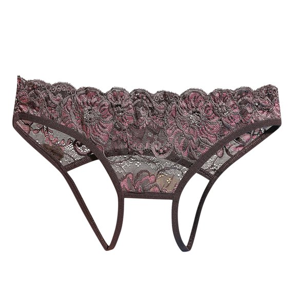 Panties for Women,Elegant Lace Underwear for Women Comfortable Seamless Briefs and Thongs Apparel,Womens Underwear,Grey,One Size