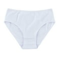 thumbnail image 1 of Panties for Women,Fashion High Waist Underwear Solid Color Comfortable Briefs Panties,Womens Underwear,White,L, 1 of 5