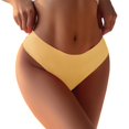 thumbnail image 1 of Panties for Women,Fashion Low Waist Striped Briefs for Women Everyday Comfortable Lace Underwear Panties,Womens Underwear,Orange,S, 1 of 5
