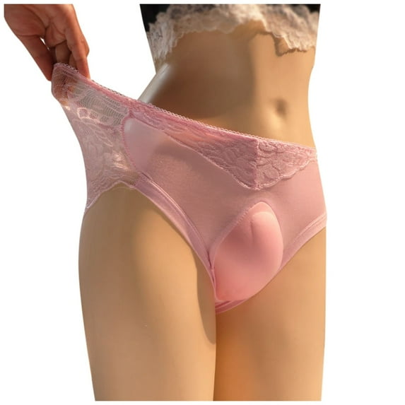 Panties for Women,Girl Lace Underwear For Men 3D Sponge Cup Cushion U Three Sexy Triangle Underwear,Womens Underwear(Size:3XL)