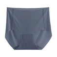 thumbnail image 1 of uublik Panties for Women High Waist Breathable Briefs Soft Underpants Ladies Stretch Panties Womens Seamless Underwear Navy, 1 of 5