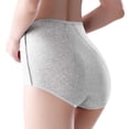 thumbnail image 1 of Panties for Women,High Waist Leakproof Underwear Plus Size Sanitary Pants For Maximum And Comfort,Womens Underwear,Light Gray,XL, 1 of 4