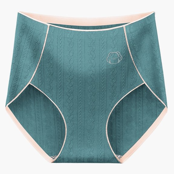 Panties for Women,High Waist Seamless Briefs for Women Pure Comfortable Panties,Womens Underwear,Blue,M