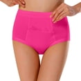 thumbnail image 1 of Panties for Women,High Waist Women Menstrual Leakage Pocket Underwear Comfortable Panties,Womens Underwear,Hot Pink,2XL, 1 of 5
