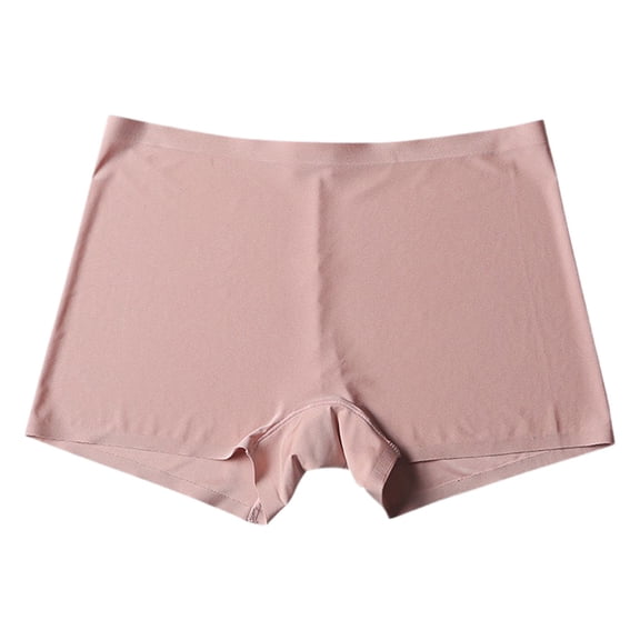 Panties for Women,High Waisted Briefs with Elongated Crotch Plus Size Belly Control and Breathable Comfort,Womens Underwear,Pink,L