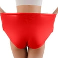 thumbnail image 1 of Xijirk Panties for Women,Plus Size High Waisted Underwear Full Coverage Briefs Soft Comfortable Postpartum Panties for Daily Wear,Womens Underwear,Red,L, 1 of 4