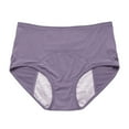 thumbnail image 1 of Panties for Women,High Waisted Leak Proof Sanitary Underwear For Women Plus Size Menstrual Postpartum Pants,Womens Underwear,Grey,5XL, 1 of 4