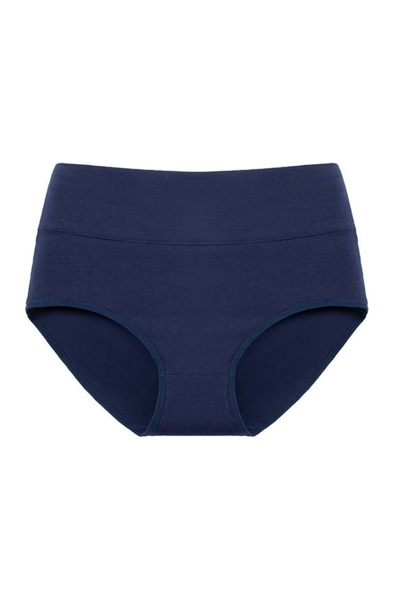 Panties for Women,High Waisted Leak Proof Underwear for Women Comfortable Overnight Briefs,Womens Underwear,Blue,2XL