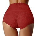thumbnail image 1 of Panties for Women,High Waisted Panties Stretch Lace Underwear Breathable Comfort Fit Daily Wear Elegant Design,Womens Underwear,,XL, 1 of 5