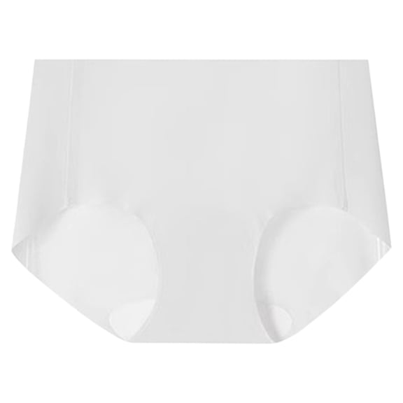 Panties for Women,High Waisted Underwear Breathable Elongated Crotch Plus Size Comfortable Briefs for All Day Wear,Womens Underwear,White,L