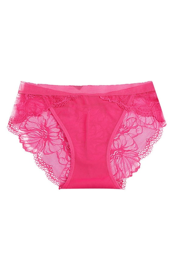 Panties for Women,Lace Ladies Triangle Underwear Breathable Design Wear,Womens Underwear,RD2,M