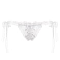 thumbnail image 1 of Panties for Women,Lace Thong Panties with Tied Design Comfortable Underwear for Ladies,Womens Underwear,White,One Size, 1 of 2