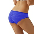 thumbnail image 1 of Panties for Women,Lace Underwear Comfortable Everyday Hipster Panties with Stylish Design for All Seasons,Womens Underwear,Blue,L, 1 of 4