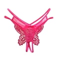 thumbnail image 1 of Panties for Women,Low Rise Embroidered Mesh Thong for Women Seamless Comfort Underwear,Womens Underwear,Hot Pink,One Size, 1 of 3