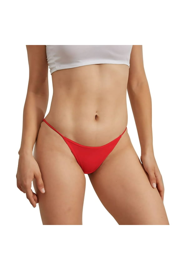 Panties for Women Low Rise String Bikini Panty Stretch Briefs