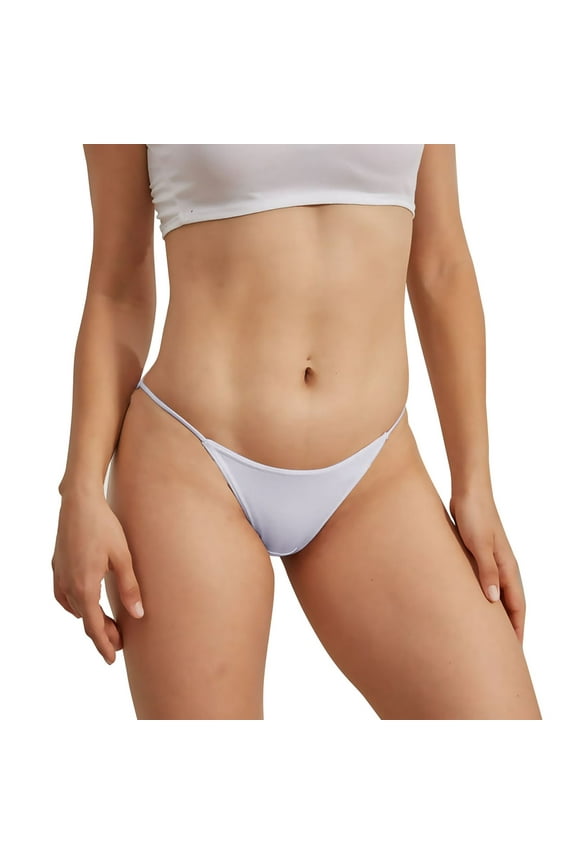 Panties for Women Low Rise String Bikini Panty Stretch Briefs