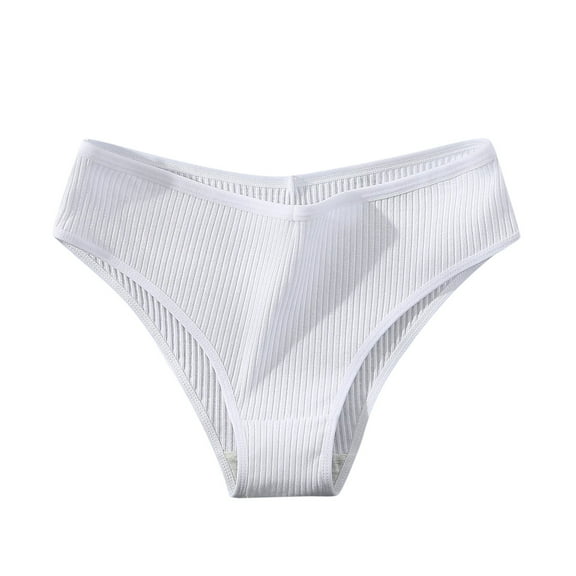 Panties for Women,Low Waist Lace Briefs for Women Solid Color Comfortable Panties Soft Underwear Seamless Feel,Womens Underwear,White,S