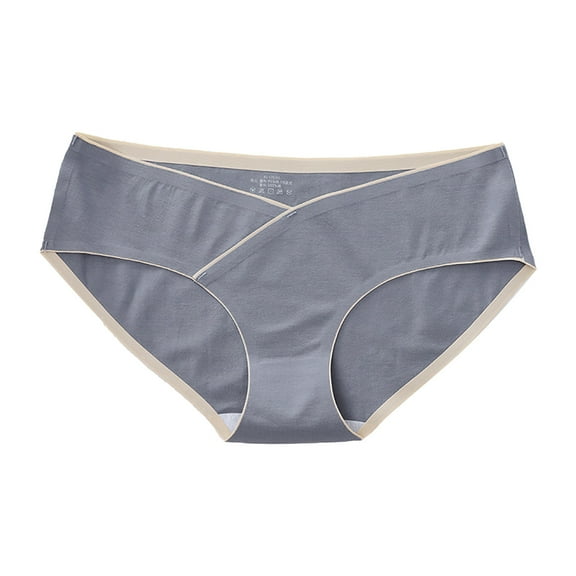 Panties for Women,Maternity Seamless C Panel Thong for Women Plus Size Low Rise Comfortable Underwear,Womens Underwear,Blue,2XL