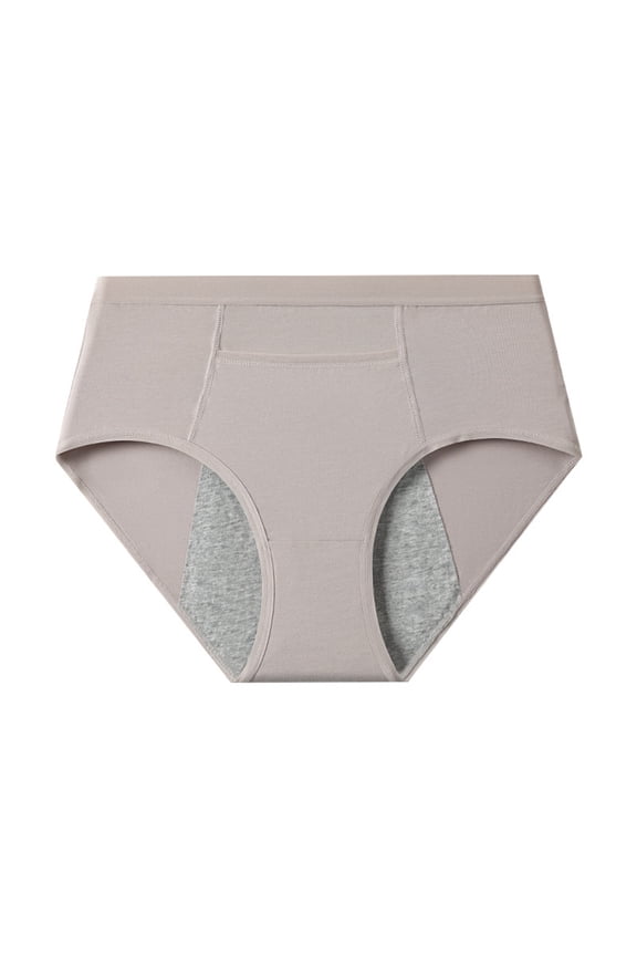 Panties for Women Over 60 Leak proof Ladies Underwear Washable 36# Light Gray L