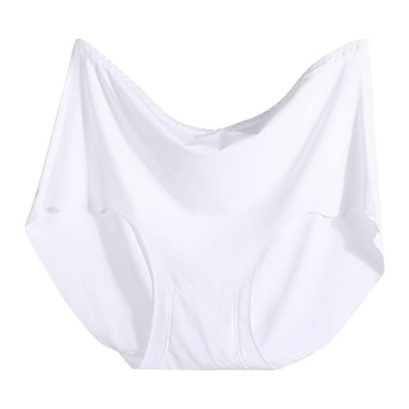 Panties for Women,Plus Size Lace Underwear Soft Stretch Hipster Briefs Comfortable Ladies Panty,Womens Underwear,White,L