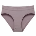 thumbnail image 1 of Panties for Women,Ribbed Bikini Briefs Set Soft Stretch Comfort Seamless Underwear for Her,Womens Underwear,Grey,XL, 1 of 5