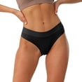 thumbnail image 1 of Panties for Women,Seamless Comfortable Low Waist Underwear Breathable Solid Color Panties for Everyday Wear,Womens Underwear,Black,S, 1 of 4