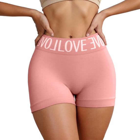 Xijirk Panties for Women,Seamless High Elasticity Bikini Briefs No Show Comfortable Soft Underwear Full Coverage for Daily Wear,Womens Underwear,Pink,M