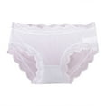 thumbnail image 1 of Panties for Women,Seamless Hipster Underwear Soft Stretch Bikini Briefs Comfortable Everyday Panties,Womens Underwear,White,M, 1 of 4