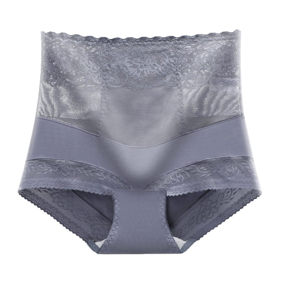 Panties for Women,Seamless Lace Bikini Underwear for Women with Feminine Half Back Coverage and Low Waist Design,Womens Underwear,Grey,M