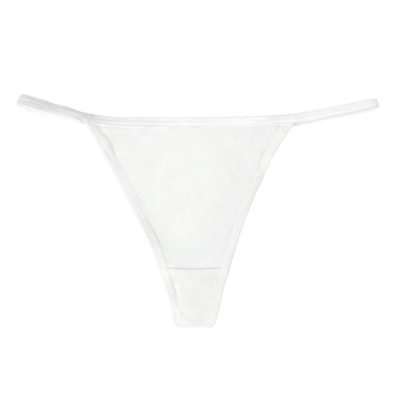 Panties for Women,Seamless Thong Underwear For Women Sporty Triangle Panties Everyday Comfortable And Stylish Design,Womens Underwear,White,L