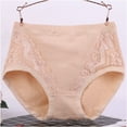 thumbnail image 1 of Panties for Women Sexy Women's Solid Lace Plus Size High Waist Leak Proof Crotch Shorts Underwear Panties Seamless Panties for Women, 1 of 3