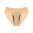 thumbnail image 1 of Panties for Women,Silk Seamless Menstrual Underwear with Advanced Four Layer Absorbent Leak Proof for Comfort,Womens Underwear,Beige,2XL, 1 of 5
