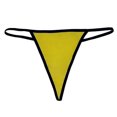 thumbnail image 1 of Panties for Women,Soft Breathable Seamless Thong Underwear For Women Everyday Wear Comfortable Lingerie Panties Fit,Womens Underwear,Yellow,S, 1 of 4