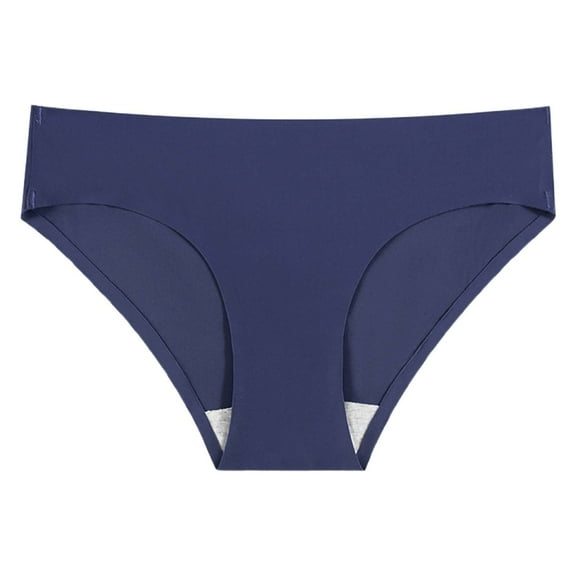 Panties for Women,Soft Seamless Low Rise Thong For Women Everyday Comfort Lightweight Breathable Panties,Womens Underwear,Blue,M