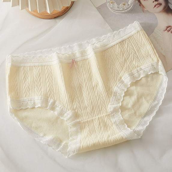 uublik Panties for Women Soft Underwear Super Stretchy Briefs Full Coverage Panties Womens Underwear Seamless Beige