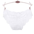 thumbnail image 1 of Panties for Women Tbopshirt Brief Underwear,Hipster Underwear,Women Bownot Lace Panties Low-waist Briefs Thong G-String Lingerie,Cheeky Panties, 1 of 3