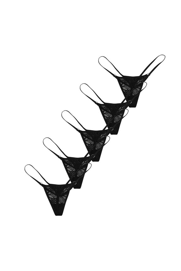 Panties for Women Tbopshirt Womens Panties Briefs,Five Pairs ofLace Panties ForLadies,Women's Hipsters Underwear,Gifts for Her