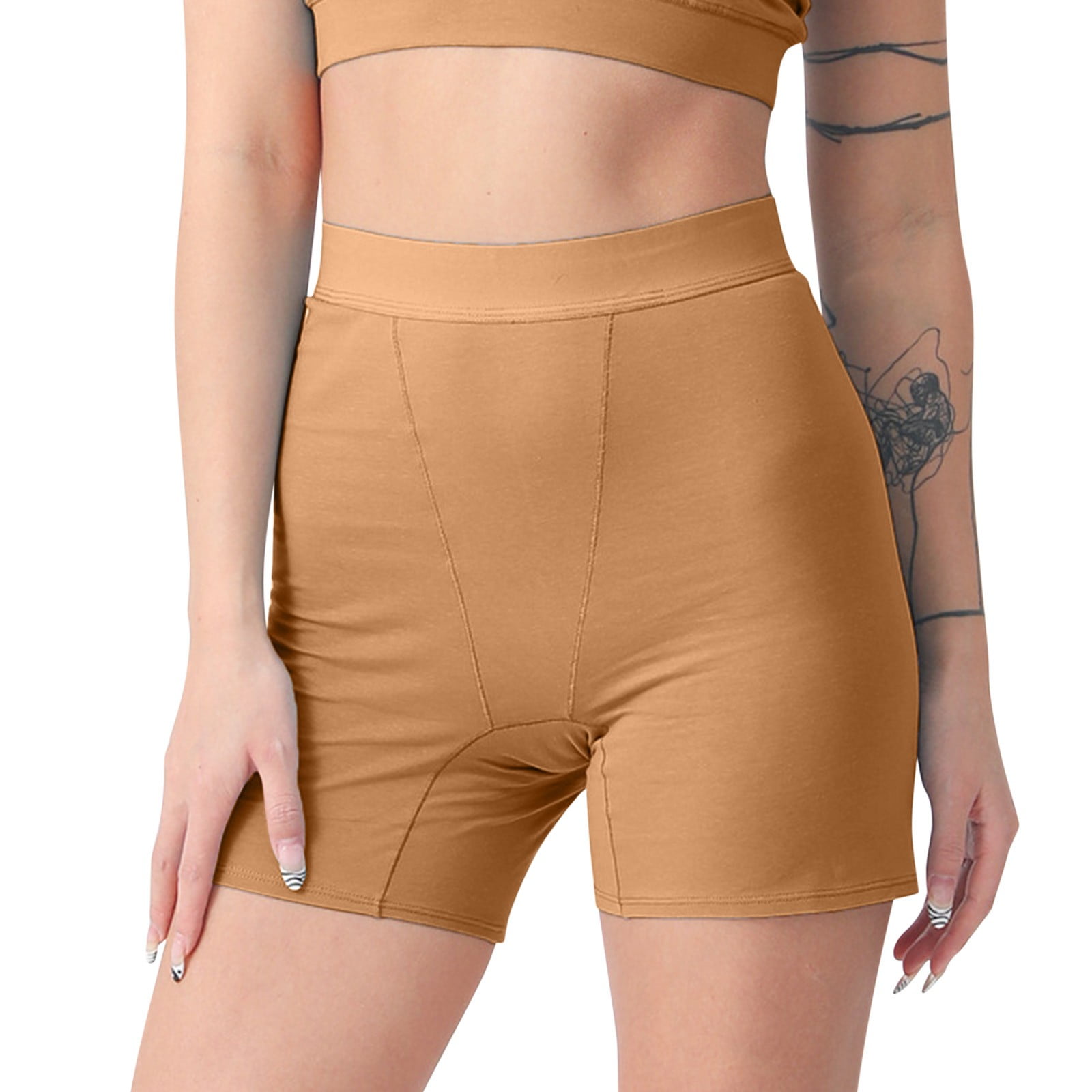 Panties for Women,Women's High Waisted Shorts for Underwear Anti Chafing Thigh Pants,Ladies